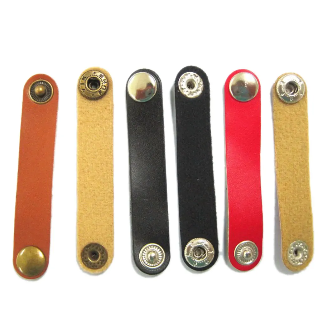 10 шт. многоразовые намотки для наушников из искусственной кожи кабельные ремни