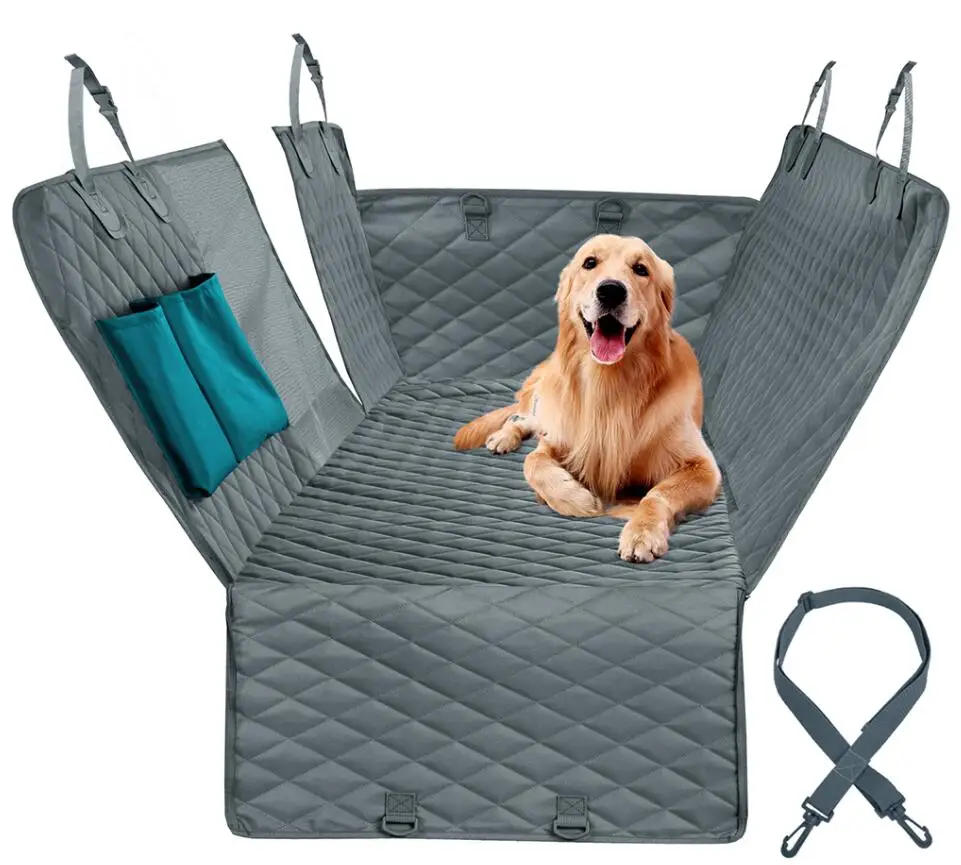 Чехол для перевозки собак на сиденье авто вид из сетки водонепроницаемый