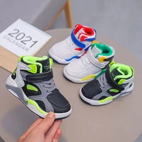 21 36 spring boy basketball shoes baby girl sneakers casual sports shoes winter boy high top boots soft soled platform shoes