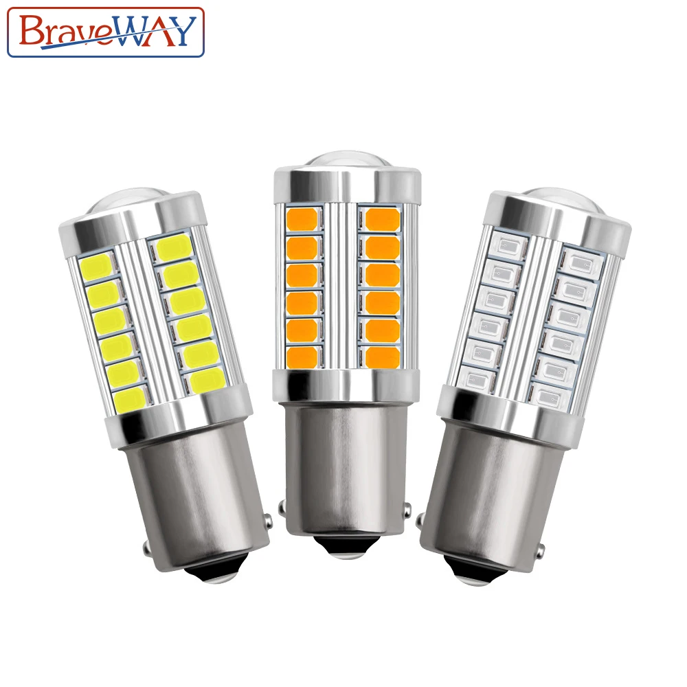 BraveWay T10 192 194 168 W5W светодиодный лампы 33 SMD 3014 автомобильные задние фары купольная