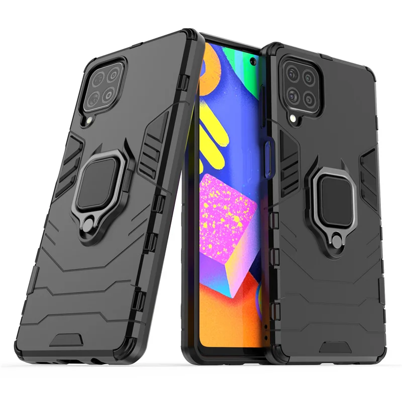 For Cover Samsung M62 Case For Samsung Galaxy M62 Capas Armor Shockproof Hard PC Holder Magnetic Cover For Samsung M62 Fundas