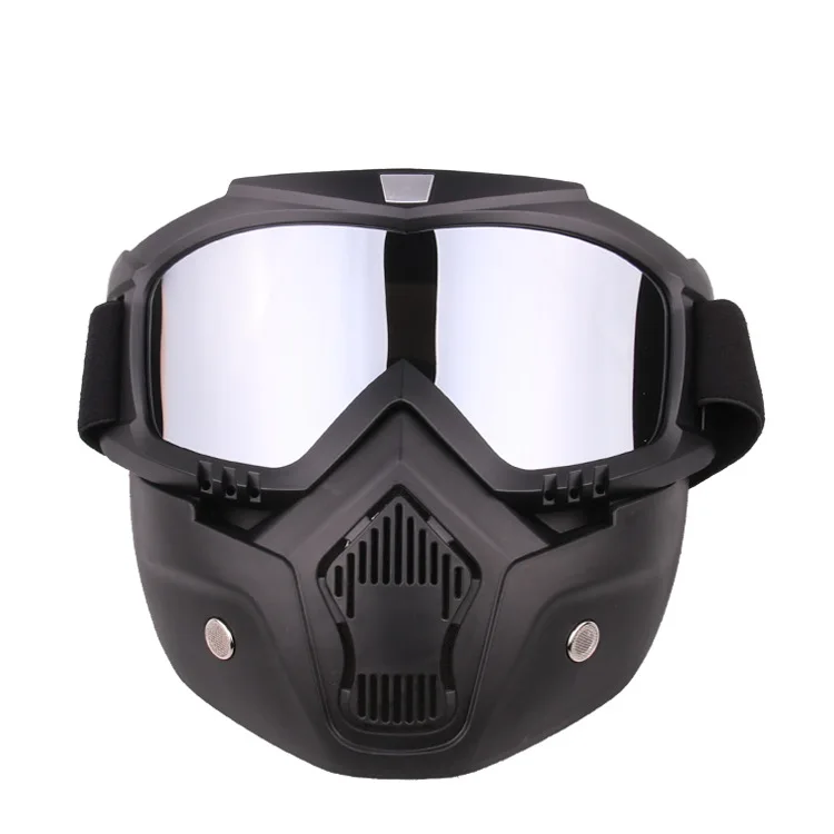 SJ-Maurie 1 Set Windproof Winter Sports Anti-dust Skiing Goggles Separable Ski Mask Mens Sonwboard Motorcycle | Спорт и развлечения