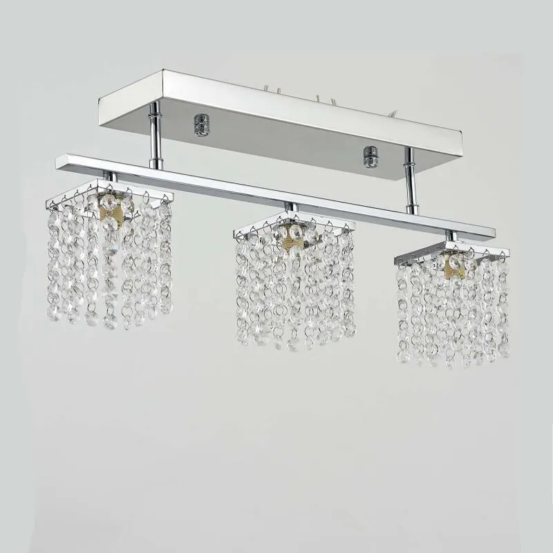 

Fashionable crystal ceiling lamp Three light sources G9 led lamp Indoor ceiling lamps living room led lustre Ceiling lightsing