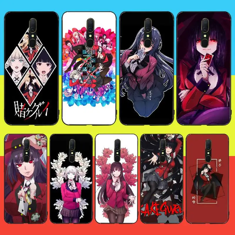 Японский аниме чехол PENGHUWAN Kakegurui Jabami Yumeko Bling Cute для телефона Oppo A5 A9 2020 A11x A71 A73S A1K