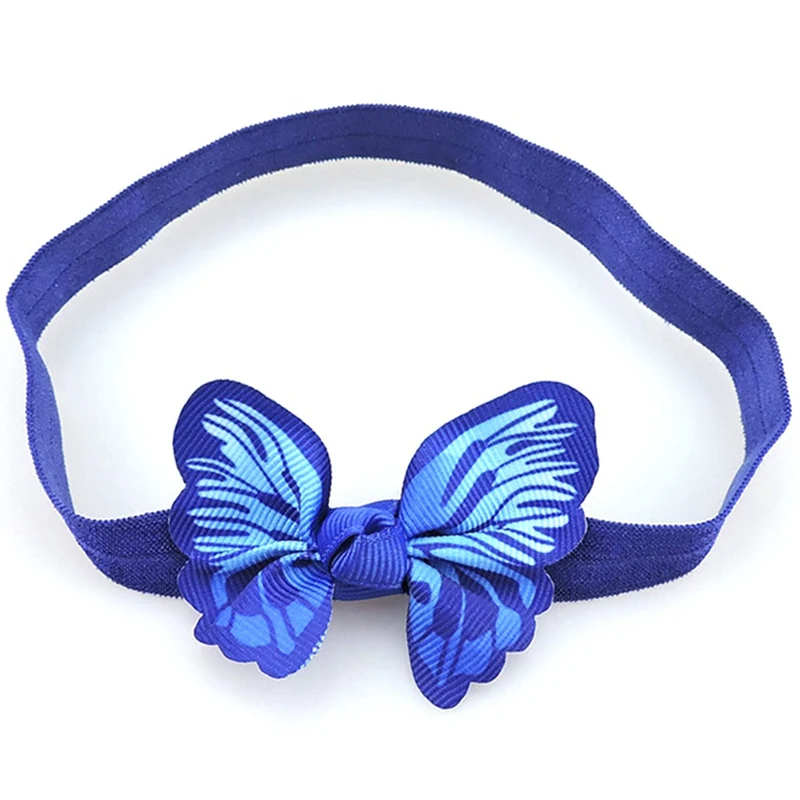 

New Children Girls Thread Butterfly Headband Elastic Hair Hoop For Toddler Kids Girls Stylish Party Hair Accessories Gifts
