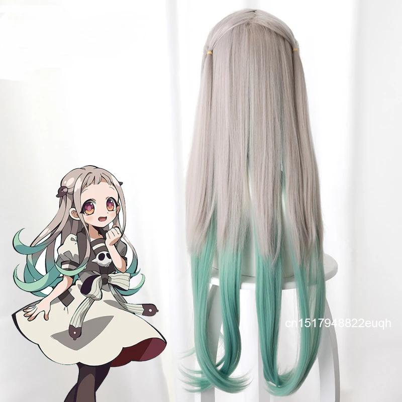 Парик для косплея Ханако-кун Яширо Nene в туалете длинные парики женские волосы