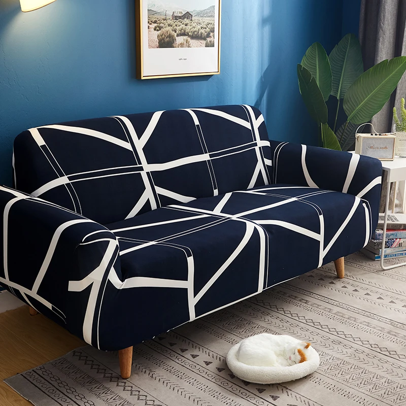 Геометрический высокое качество эластичный спандекс чехлы для диванов для питомцев, покровным Магия диван протектор 1/2/3/4 местный