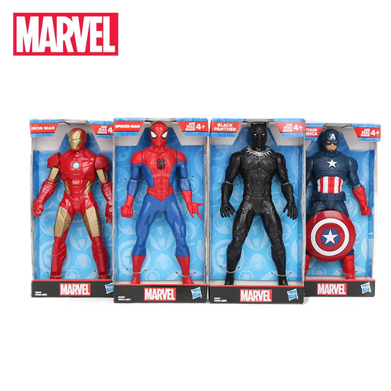 Классические 32 5 см игрушки Marvel Мстители 4 Человек паук Черная пантера Железный