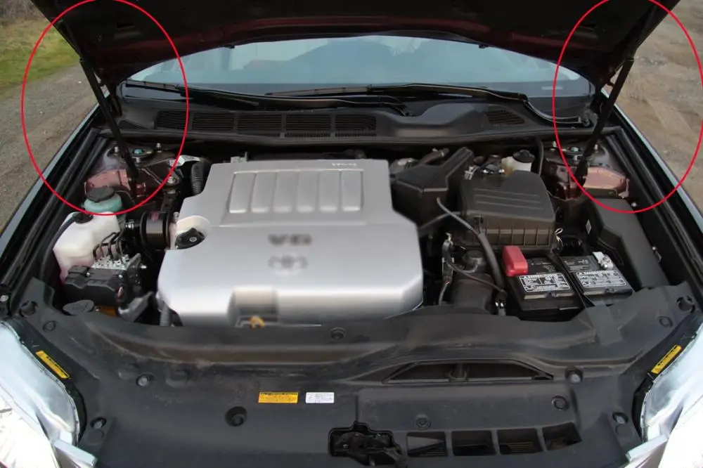 2 шт. капот авто газ Пружинный Лифт поддерживает подходит для Toyota Avalon Седан 2005-2008 2009 2010 2011 2012 25,98 дюйм(ов