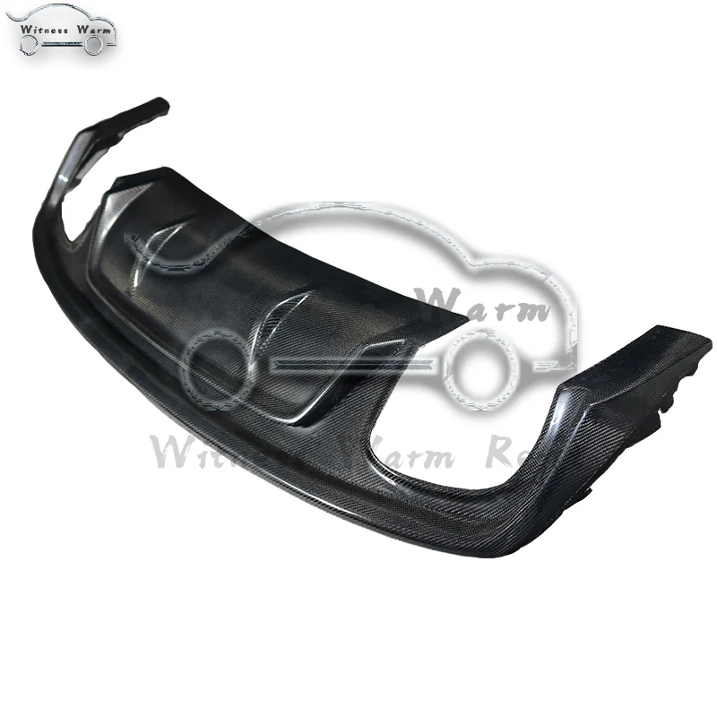 A4 B8.5 Spoiler Carbon Fiber Rear Bumper Diffuser Lip Spoiler For Audi Sport Sline And S4 Model 2013