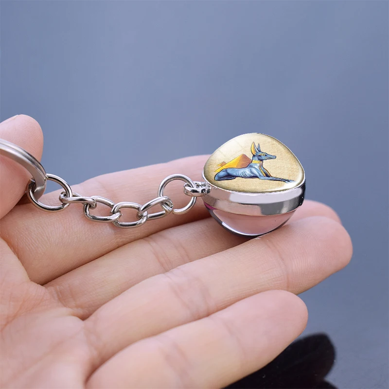 Египетские эффектные брелки с шариками картины Фараона пирамиды сглаза Висячие