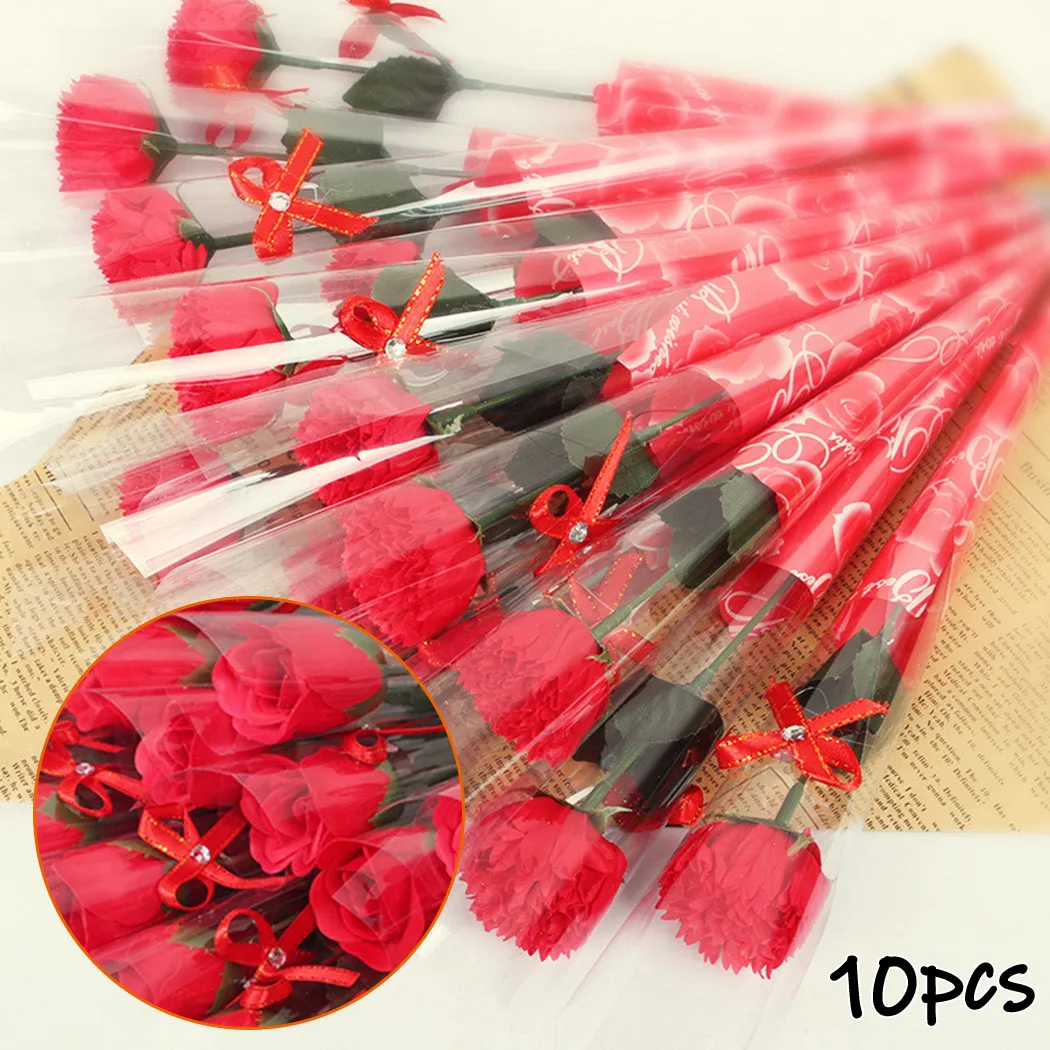

Petal Soap Rose Flower Red Romantic Scented Supply Wedding Accessories