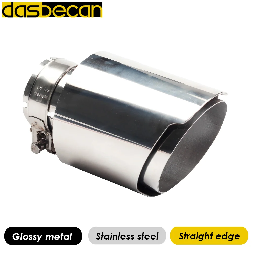 

Наконечники для глушителя выхлопной трубы Desbecan из нержавеющей стали, универсальная модификация, наконечник из углеродного волокна 3K, конце...