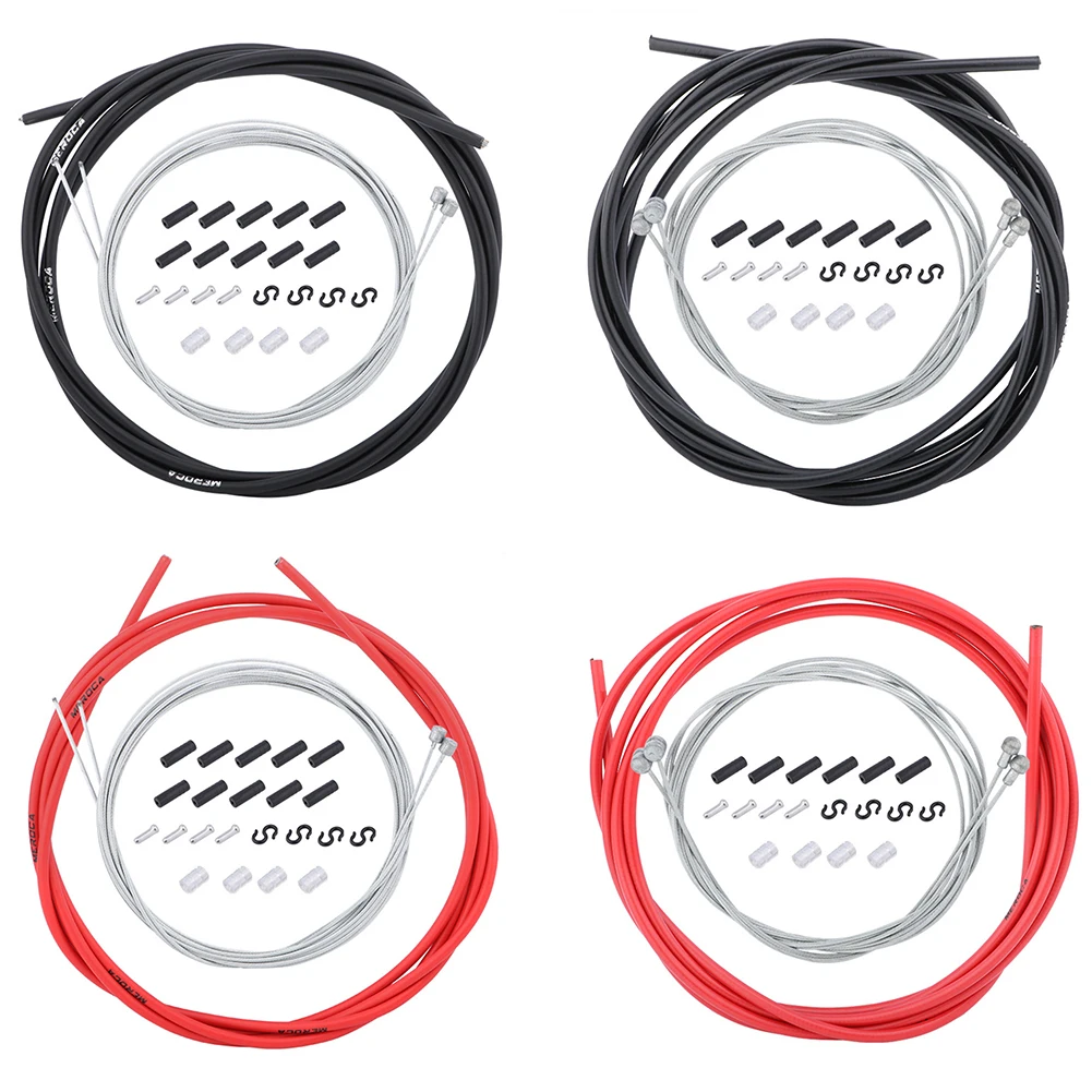 

MEROCA Mountain Road Bike Brake/Shift Line Cable Set Folding Bicycle Derailleur Brake Inner Wire Pipe Cycling Accessories
