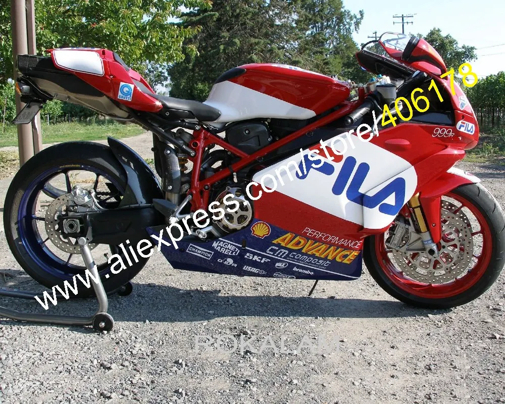 Для Ducati 749 999 05 06 749S 999S 749R 999R 2005 2006 комплект обтекателей для кузова ABS мотоцикла