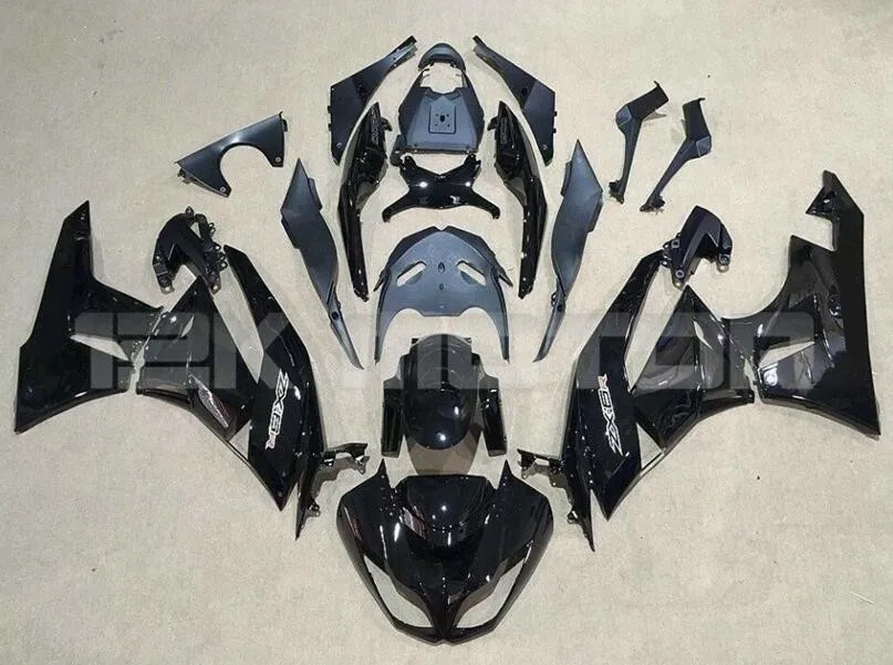 

Новый ABS весь обтекатели комплект подходит для kawasaki Ninja ZX6R 636 2009 2010 2011 2012 6R 09, 10, 11, 12, ZX-6R кузов Комплект черного цвета