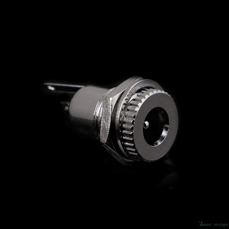 For 1PC DC Power Jack Socket Female Panel Mount Connector 5.5 mm x 2.1mm Promotion | Строительство и ремонт