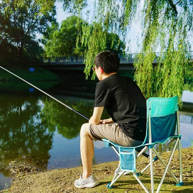 구매 Youpin 접이식 의자 200kg 고하 중 경량 휴대용 여행 야외 캠핑 가구 편안한 피크닉 낚시 바베큐 좌석