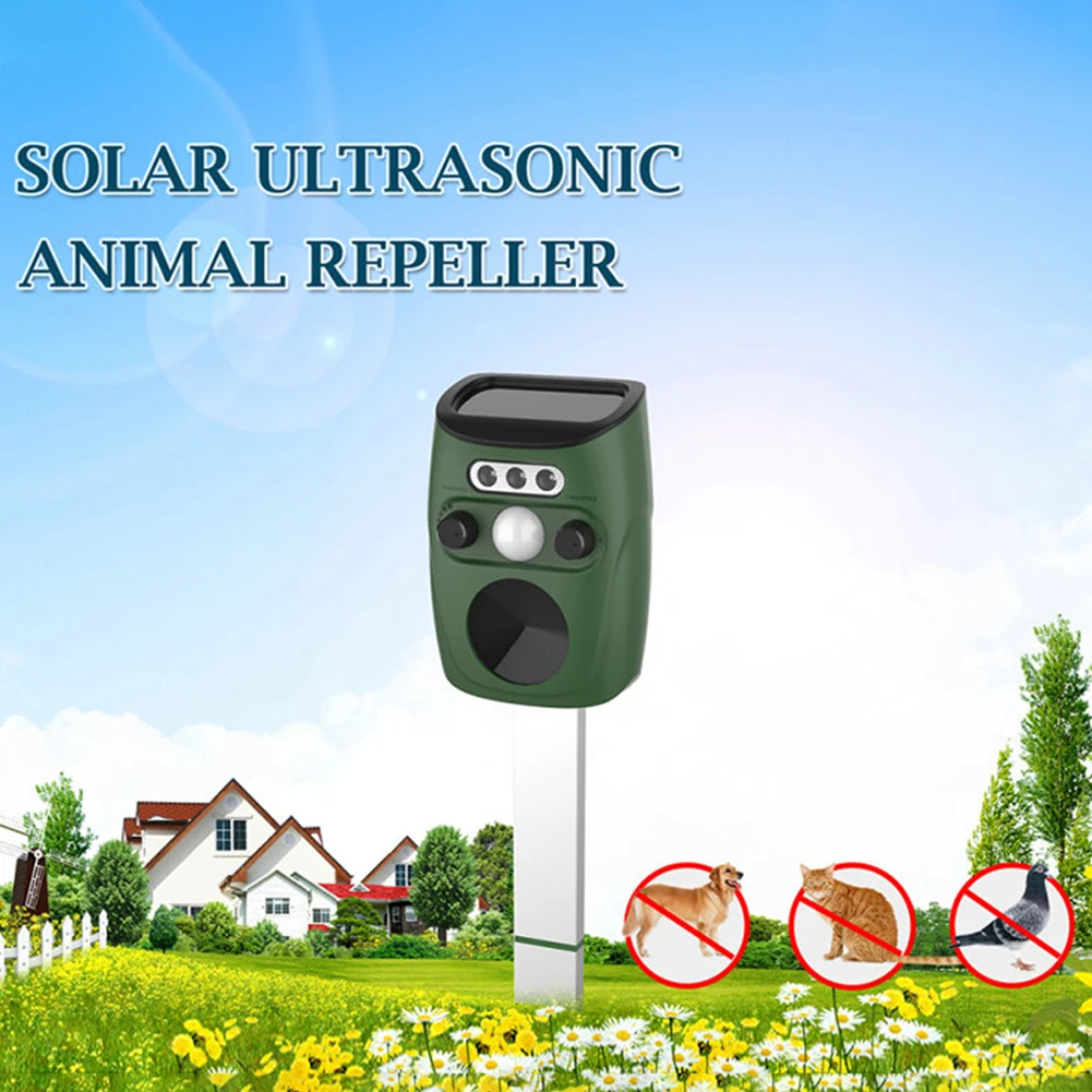 Эко друзья солнечный отпугиватель крыс мышей вредителей электронный птиц