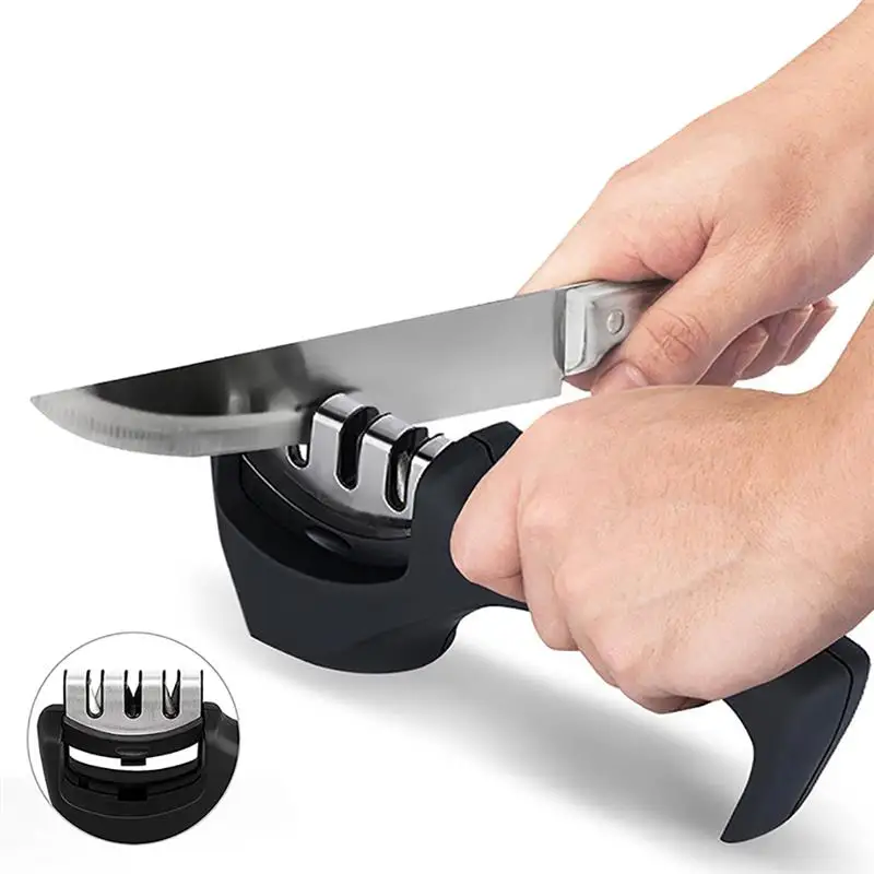 

Professional Knife Sharpener Diamond Tungsten Steel Carbide Ceramic Knife Sharpening Kitchen Tools Accessorise Dropshipping