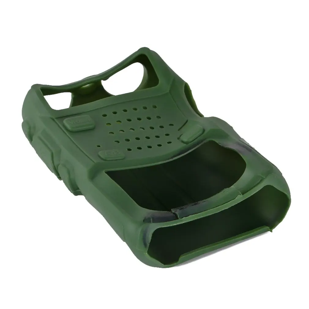 Bright Colors Soft Silicone Rubber Chic Walkie Talkie Case Holster Cover for Baofeng UV-5R/A/B/C/D |