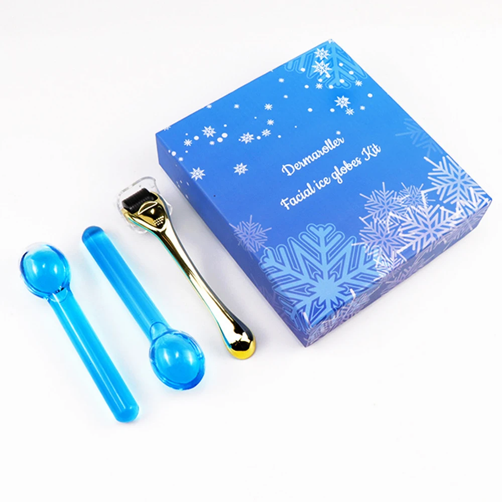 

Facial Ice Globes Cooling Globes For Eye & Micro Needle Of Facial Skin Tools For Daily Beauty Routines Face Ice Balls Beauty Set