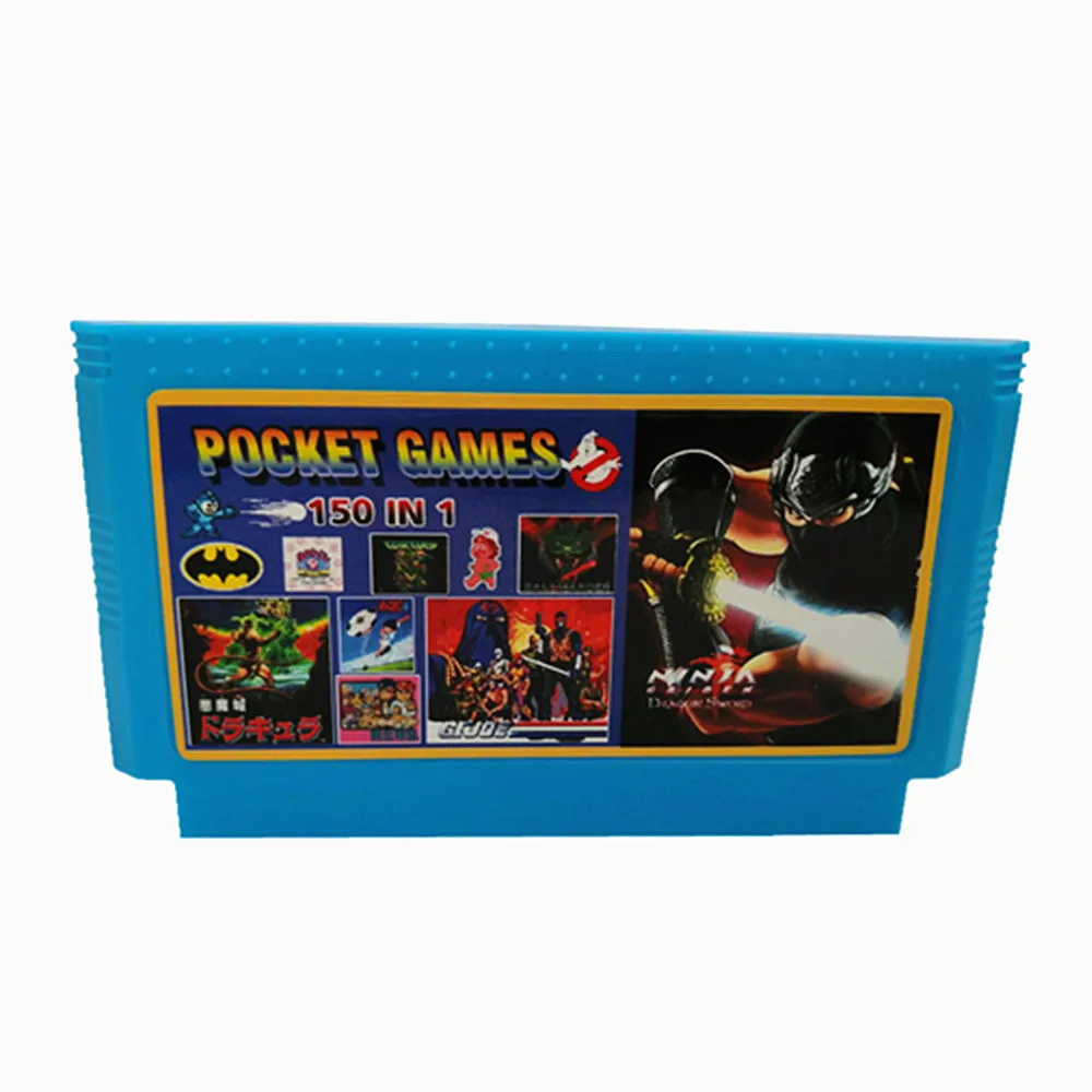 Высокое качество 8 бит игровой картридж 150 в 1 для 60 Pin с игры Rockman 1 2 3 4 5 6 Черепашки Ниндзя Приключения