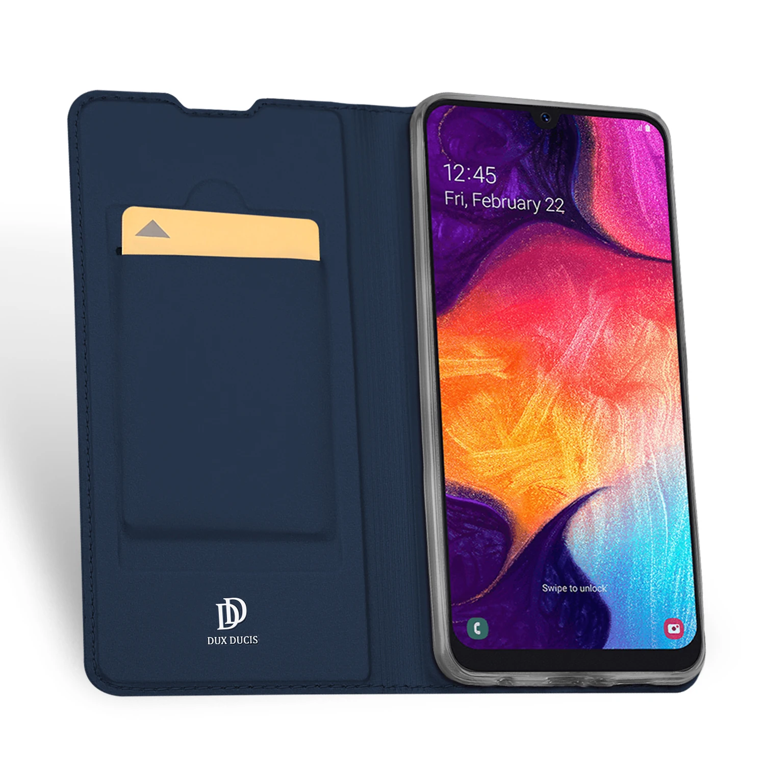 

For Samsung Galaxy A50 / A50s / A30s Skin Pro Series Leather Wallet Flip Case Full Protection Steady Stand Magnetic Closure