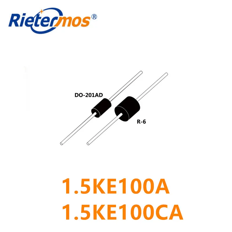 

100PCS 1.5KE100A 1.5KE100CA 1.5KE100 DO-201AD HIGH QUALITY