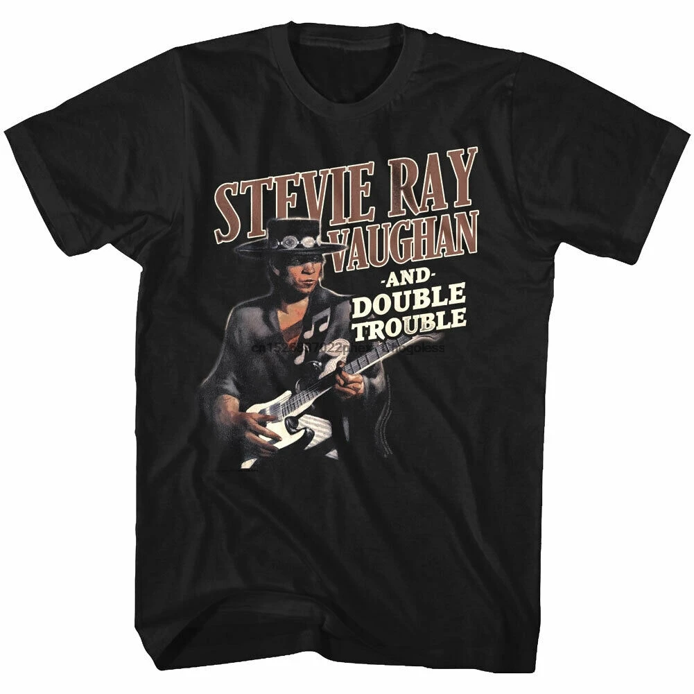

Stevie Ray Vaughan & Double Trouble Texas Flood Men's T Shirt Guitar Album Cover(1)