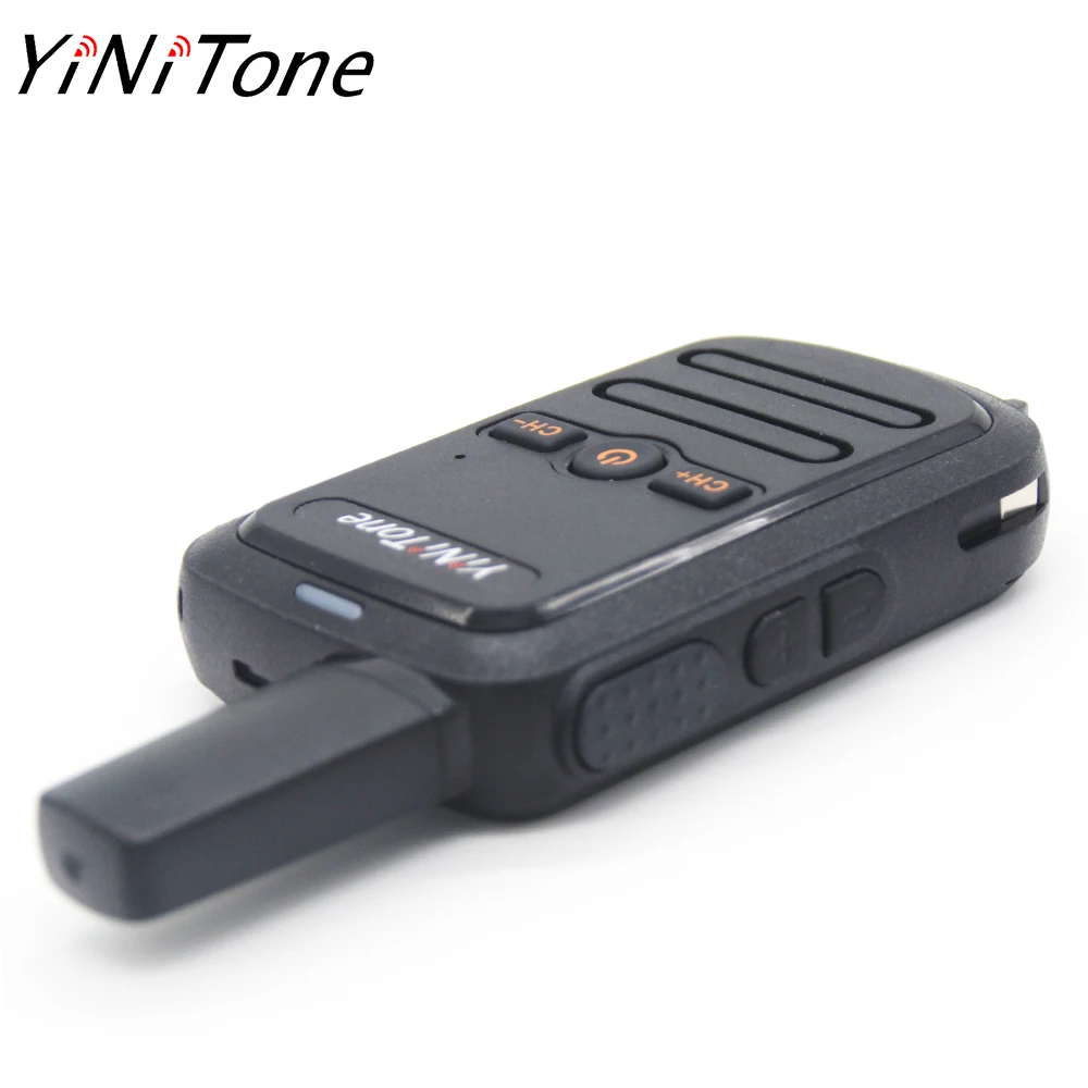 YiNiTone T17 Mini Walkie Talkie Handheld Two-way Radio 0.5W/2W UHF 400-470MHz VOX USB Charge Scrambler Ham Radio Hf Transceiver