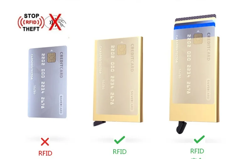 Кожаный чехол-портмоне для карточек из углеродного волокна, металлические держатели для кредитных карт, 536 RFID, винтажный деловой алюминиевый кошелёк для кредитных карт