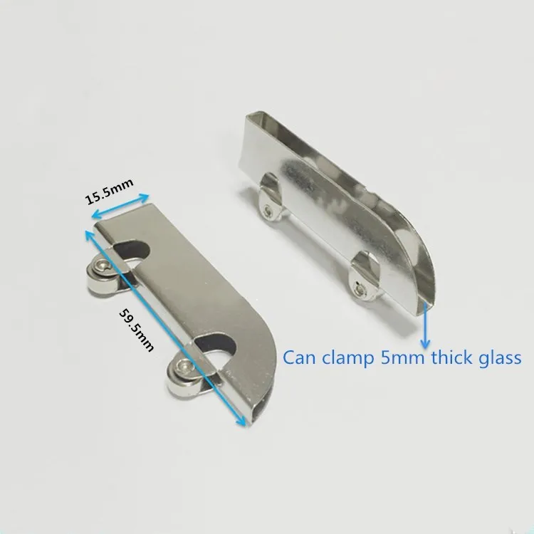 2 шт. шкив из нержавеющей стали для стеклянных раздвижных дверей толщиной 5 мм