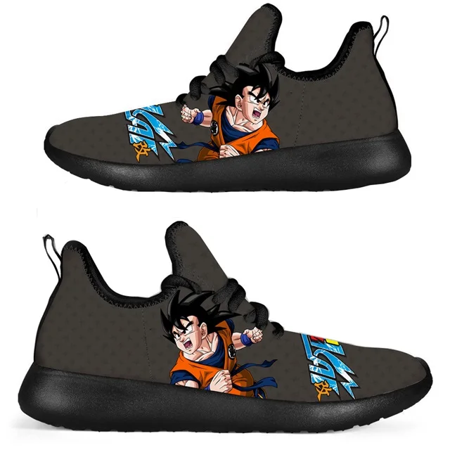 HMB6013Z60 INSTANTARTS Dragon Ball Z суперклассные мужские сетчатые кроссовки Saiyan Son Goku Dragon Ball, Летние повседневные кроссовки на шнуровке для мальчиков - Цвет: HMB6013Z60