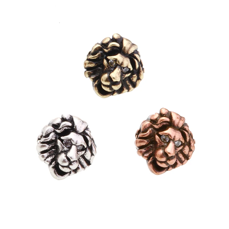 Волшебная рыба 1 шт. Лев diy бисер медь Инкрустированный белый Циркон оптовая