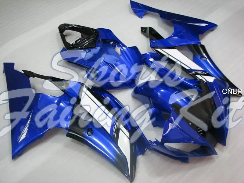 Комплекты для всего тела YZFR6 2008-2015 синие и белые комплекты обтекателей YAMAHA 2008 10 11