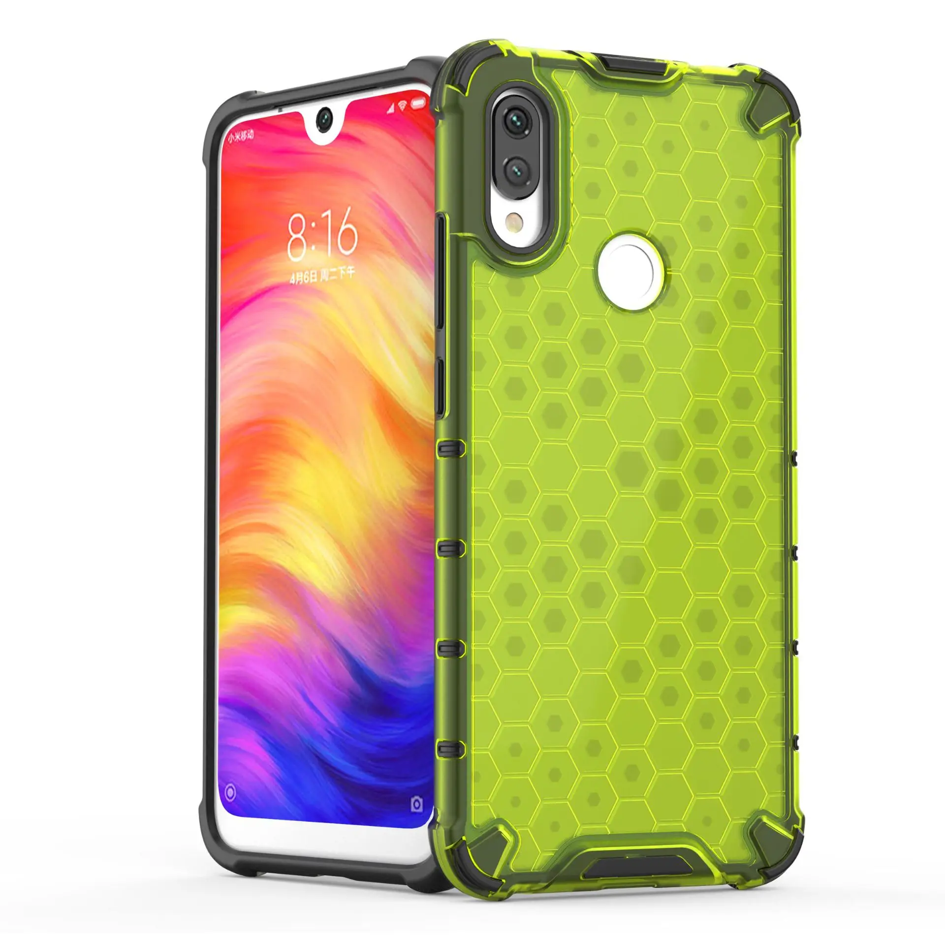 Чехол для Xiaomi Redmi Note 7 pro роскошный усиленный силиконовый бампер противоударный