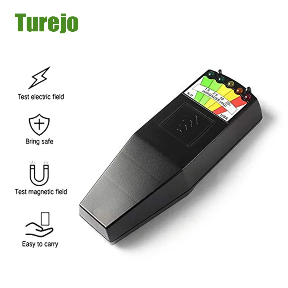 

K2 Electromagnetic Field EMF Gauss Meter KII Ghost Hunting Detector Radiation Dosimeter EMF Magnetic Field 5 LED Gauss Meter