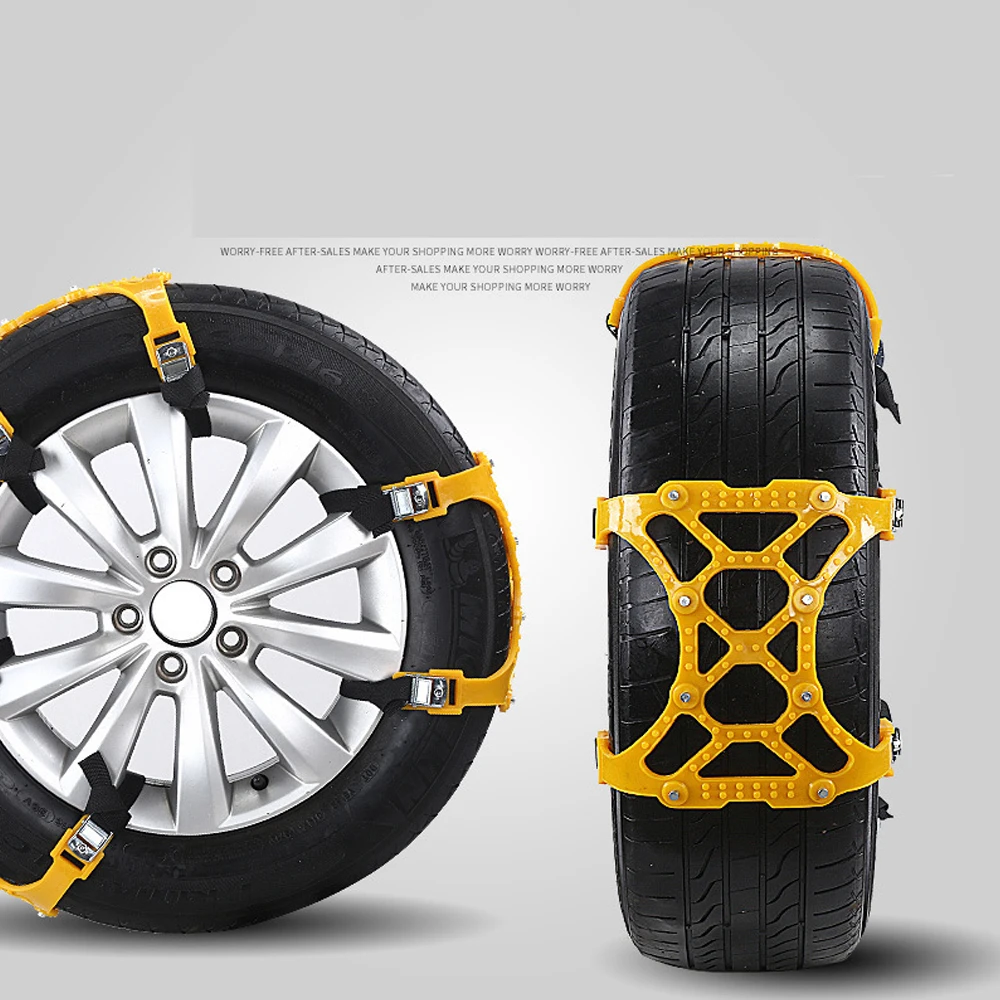 Горячая новинка универсальный аварийный автомобиль колеса шины цепь снега ТПУ