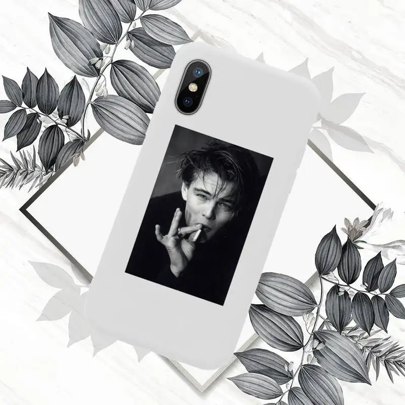 

Leonardo DiCaprio Phone Case Candy Color for iPhone 6 7 8 11 12 s mini pro X XS XR MAX Plus