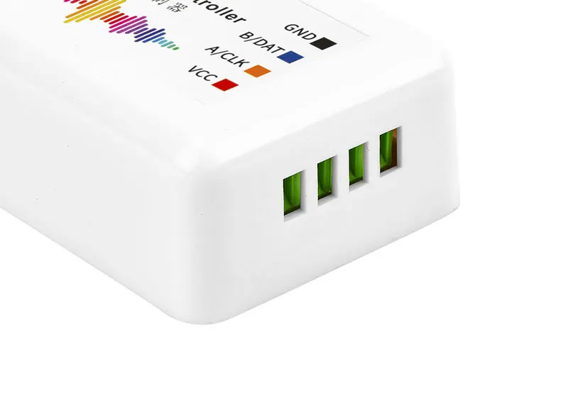 LC2000A/B Wi-Fi музыкальный SPI контроль светодиодный цифровой пиксельный светильник, светодиодный контроллер экрана 1024-2048 пикселей, со встроенным микрофоном