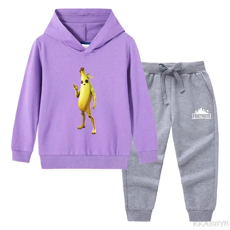 Комплект одежды для мальчиков Fortnites толстовка с капюшоном и штаны комплекты