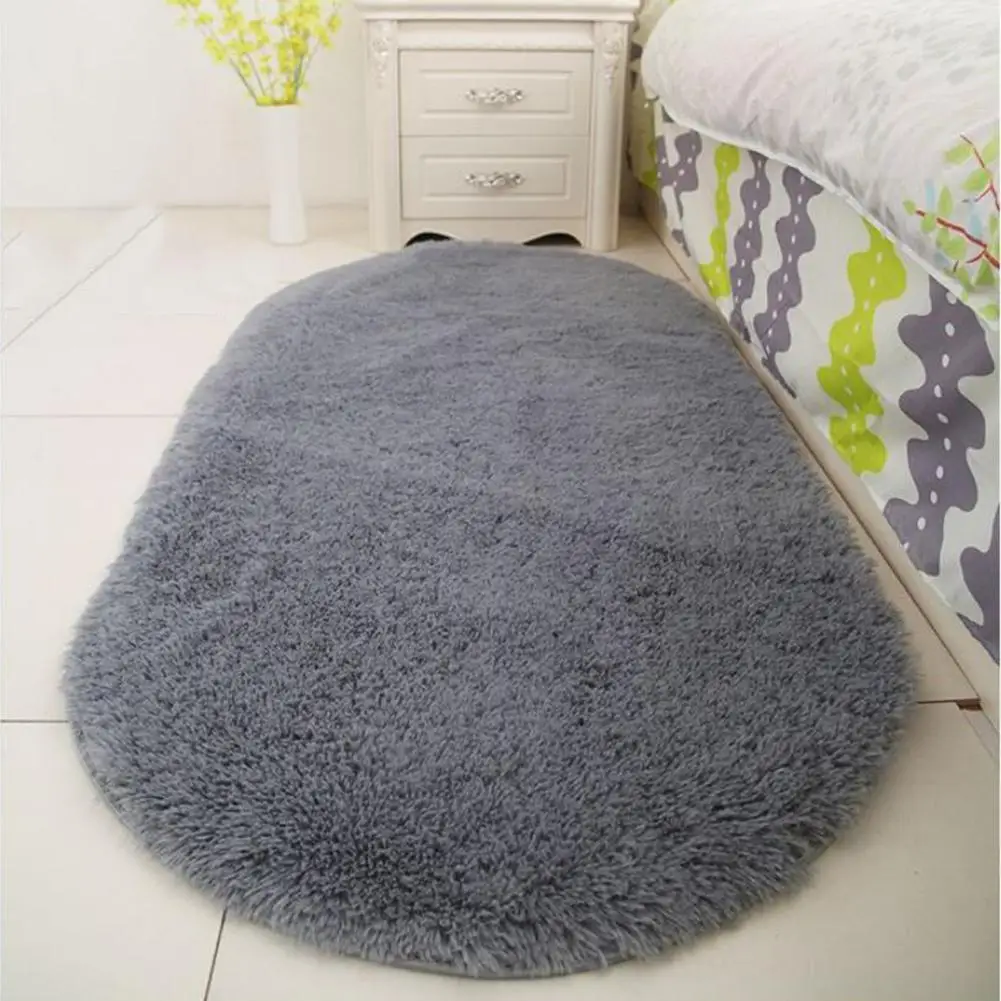 2 шт. Нескользящие коврики овальные мягкие круглый кофейный столик Коврики для