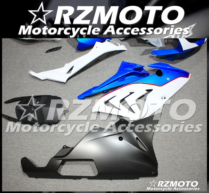 

High Quality New ABS Motorcycle Fairing Kit Fit for BMW S1000RR 2015 2016 Bodywork set Custom White Blue Cool