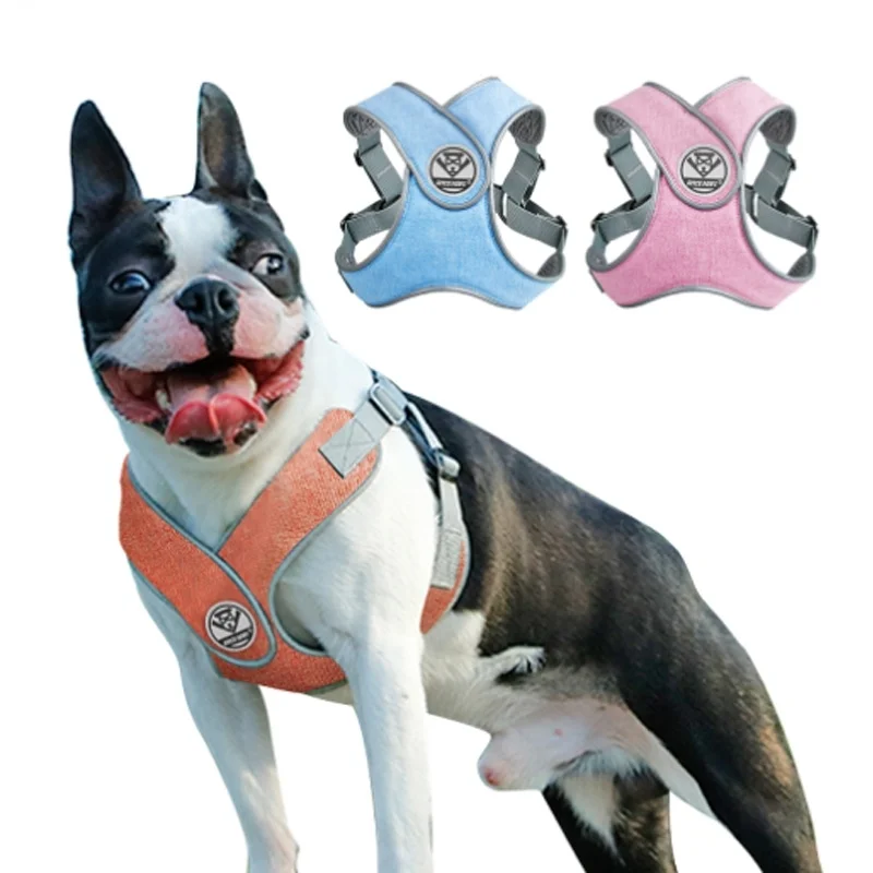 Светоотражающий Поводок для маленькой собаки и поводок набор щеночки жилет