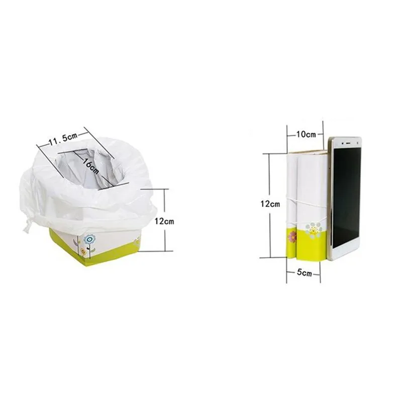 Детский маленький портативный дорожный складывающийся горшок сиденье для