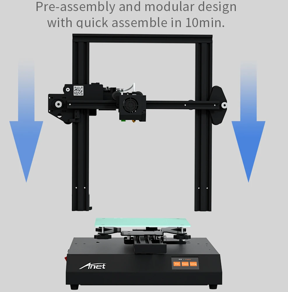 Anet A6L ET4 Pro 3D принтер Impressora Высокая точность Imprimante s DIY набор с автоматическим