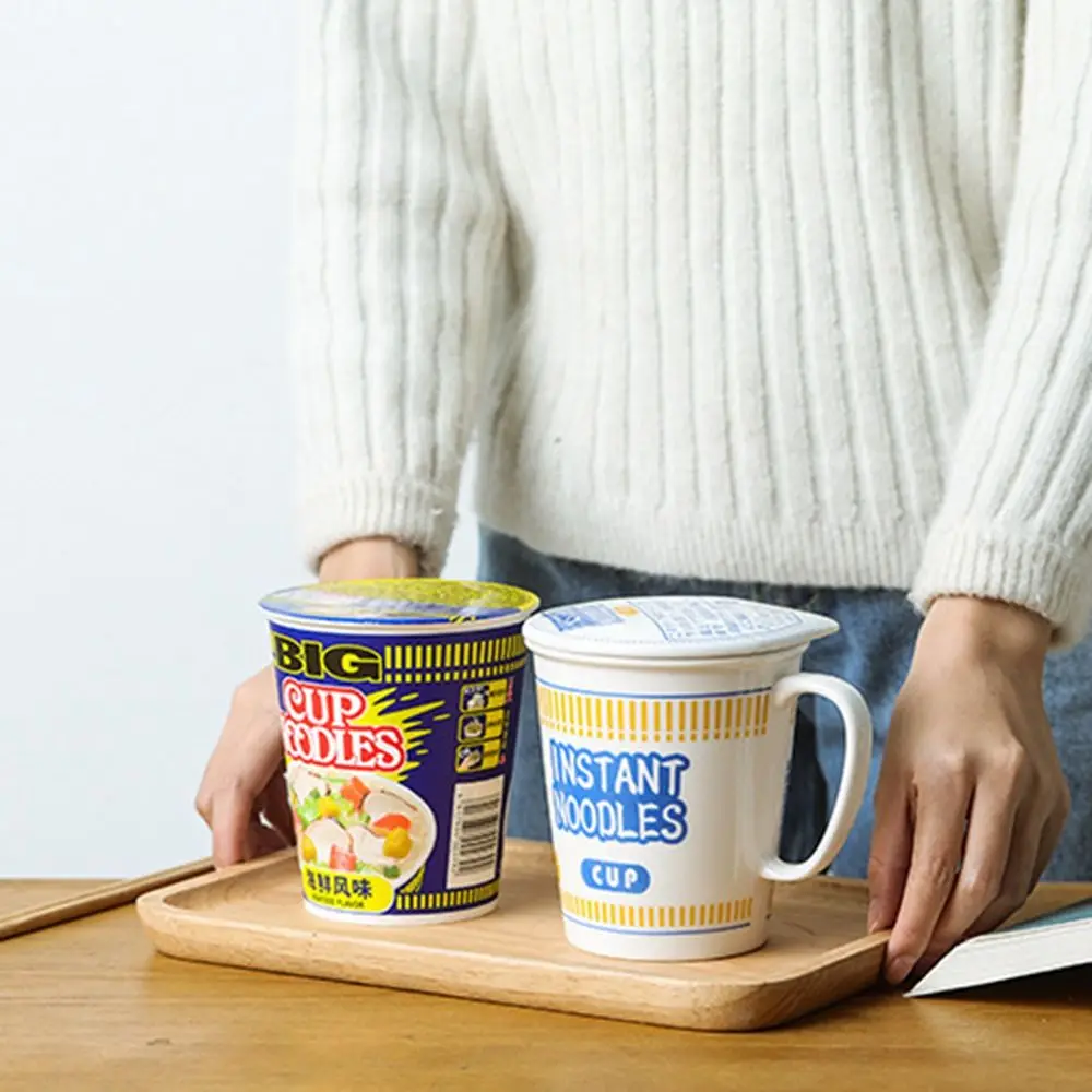 Creative Handle Dormitory Office Ramen Household Instant Noodle Breakfast Soup Bowl Cup Lunch Box Food Container | Дом и сад