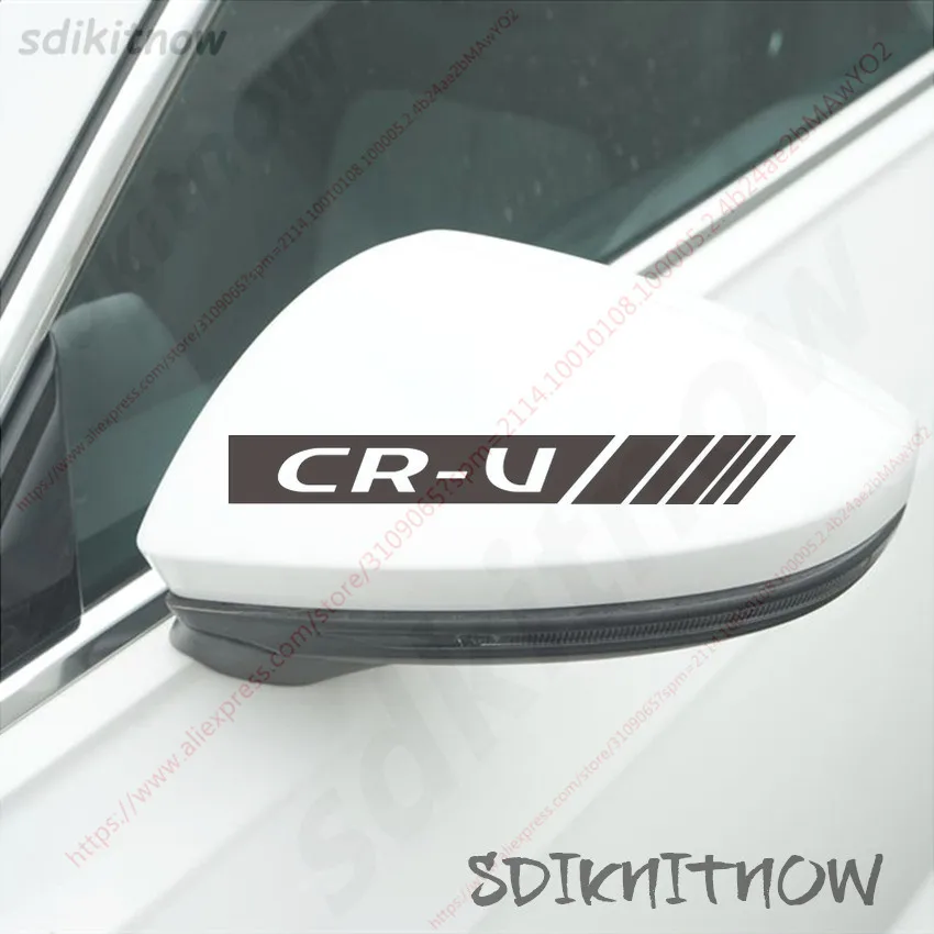

2 шт., спортивные наклейки на зеркало заднего вида для honda crv 2008 2014 2018