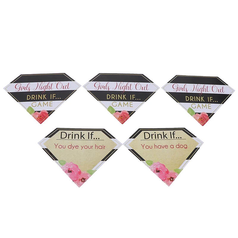 24 шт. курица вечерние девочек ночное вне карточные игры девичник питьевой вызов